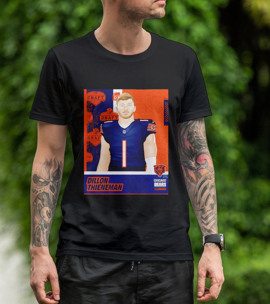 NFL 2026 Draft Chicago Bears Dillon Thieneman Oregon T-Shirt