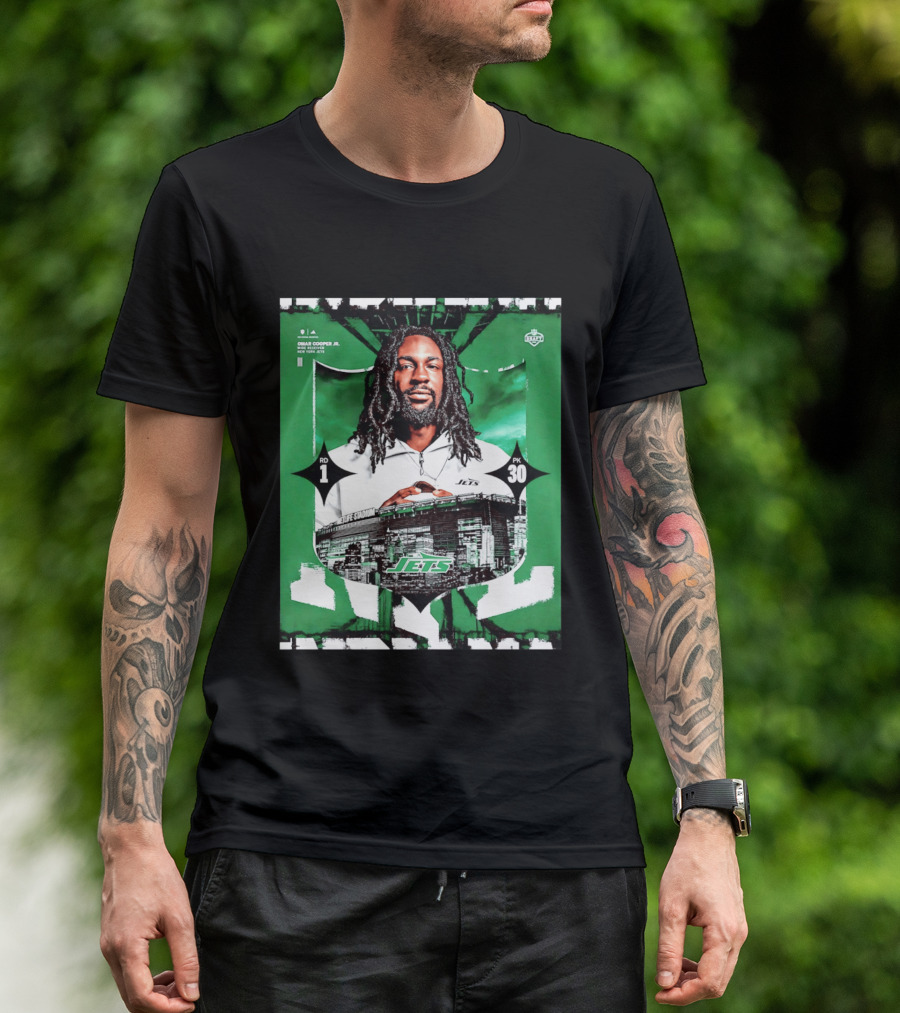 Omar Cooper Jr. Wide Receiver New York Jets 2026 Draft Pick 1 MetLife Stadium T-Shirt