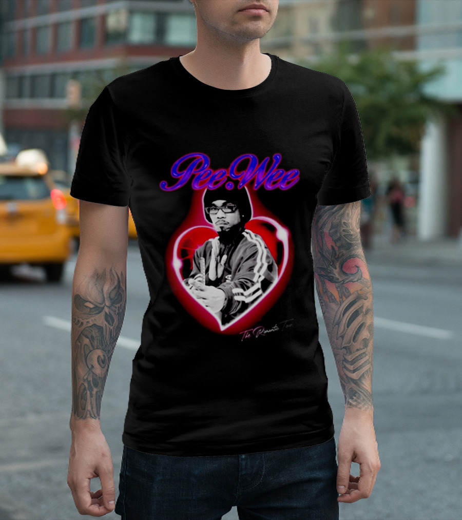 Pee Wee Heart Tour 2026 Anderson Paak Live Performance T-Shirt