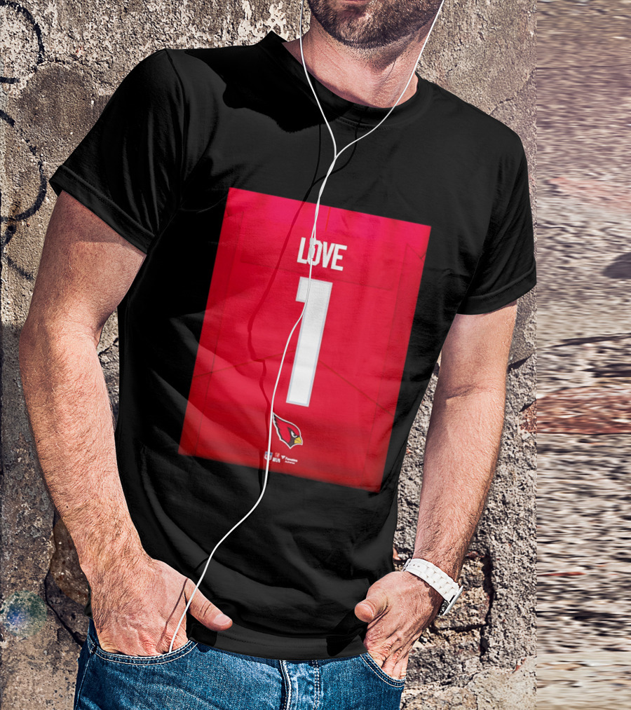 Arizona Cardinals 2026 Draft Love 1 Jersey T-Shirt