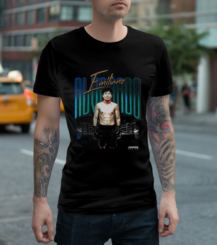 Emiliano Alvarado Zuffa Boxing Fighter Pose Arena Alvarado T-Shirt
