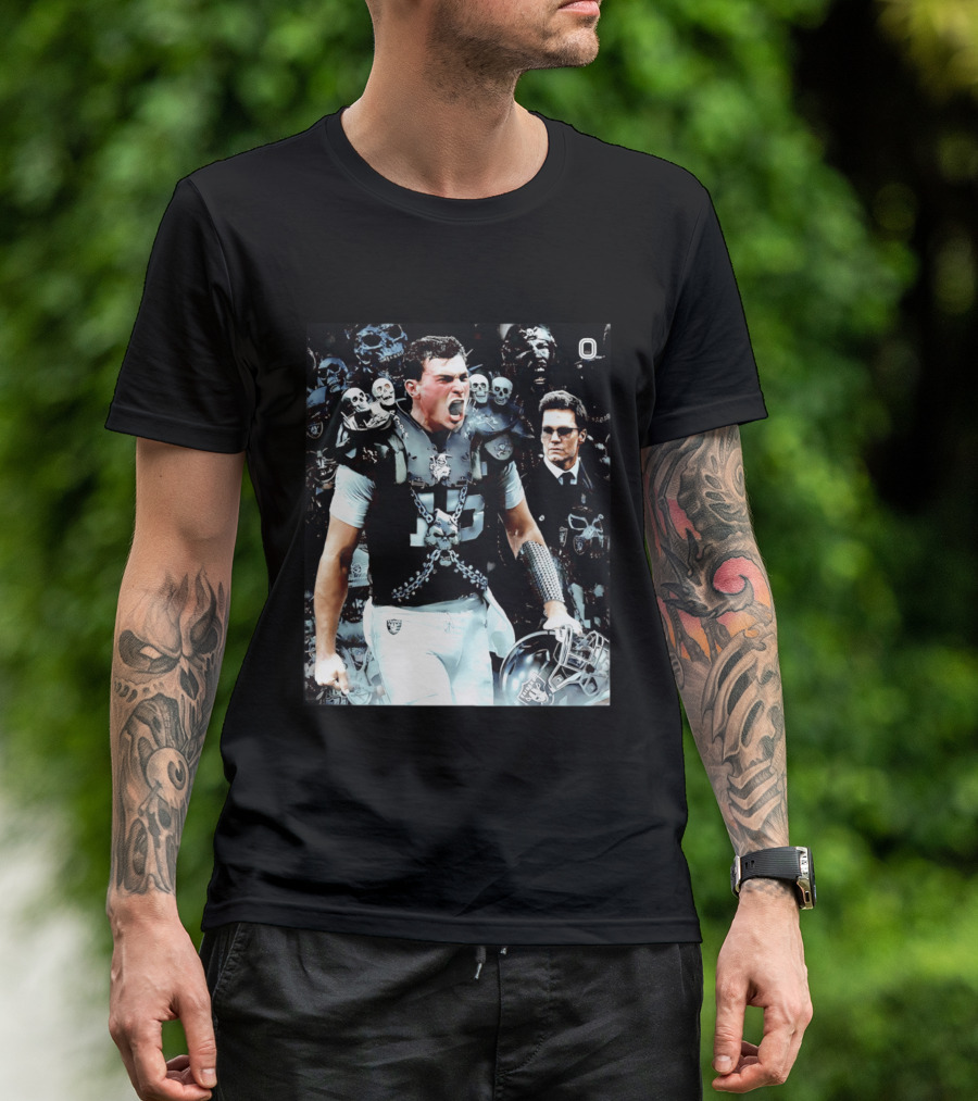Raider Fernando Mendoza Draft 2026 Skull Knight T-Shirt