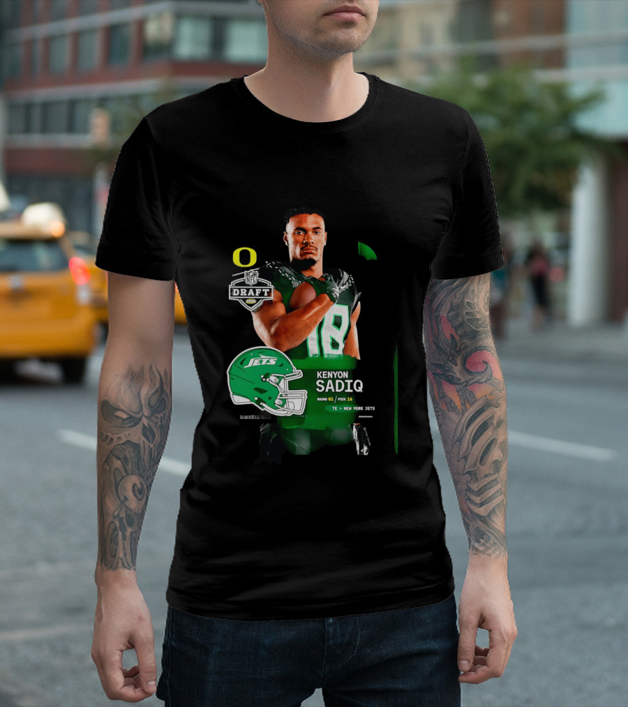 Kenyon Sadiq 2026 NFL Draft Round 1 Pick 16 New York Jets T-Shirt