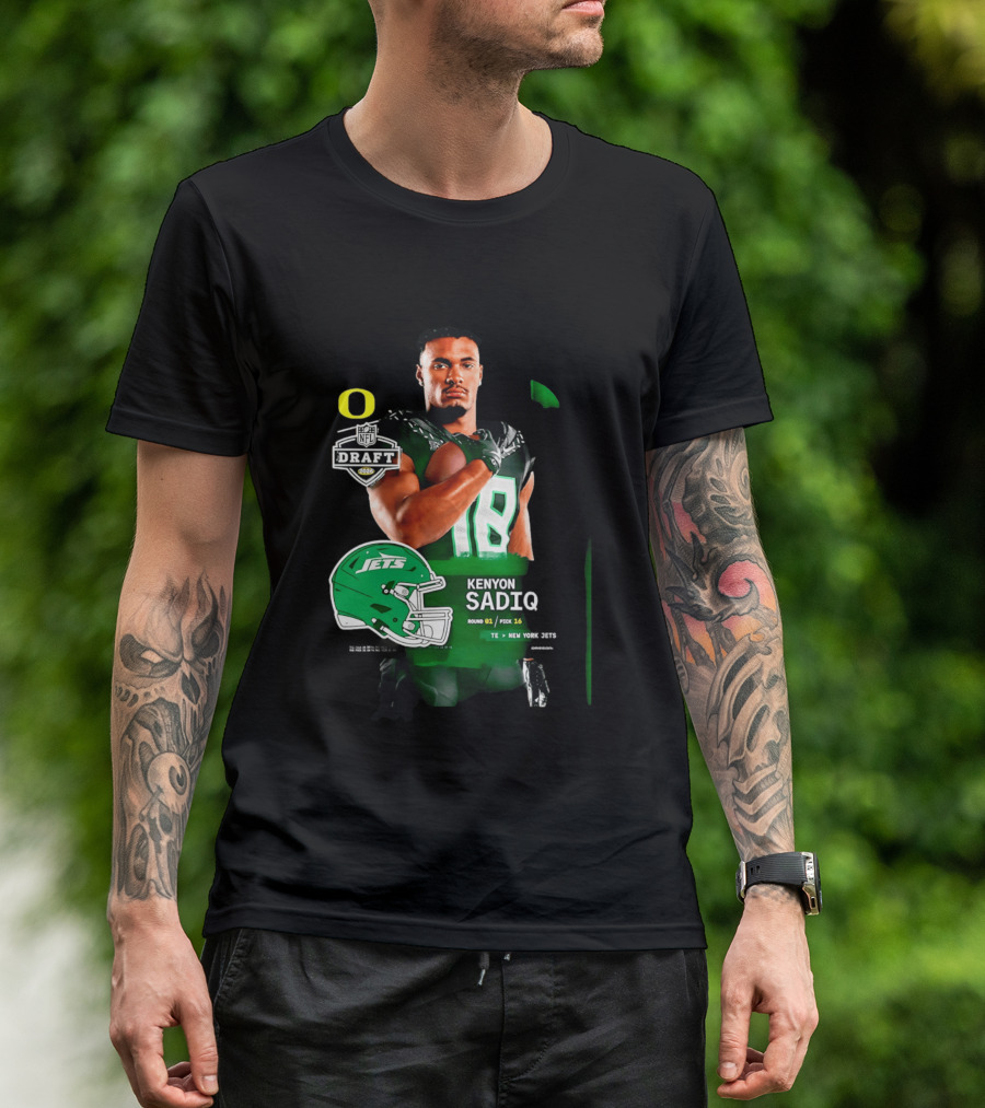 Kenyon Sadiq 2026 NFL Draft Round 1 Pick 16 New York Jets T-Shirt