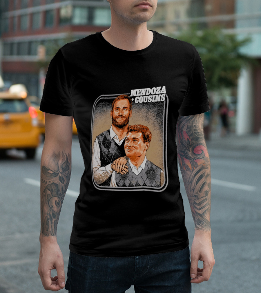 Mendoza Cousins Duo Sweater Vest Pairing T-Shirt