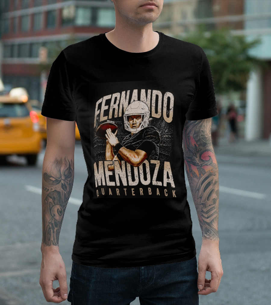 Fernando Mendoza Las Vegas Raiders Quarterback 2026 Draft T-Shirt