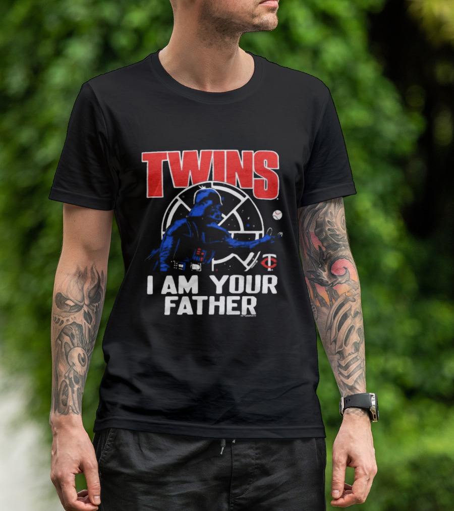 Star Wars Twins I Am Your Father Baseball T-Shirt