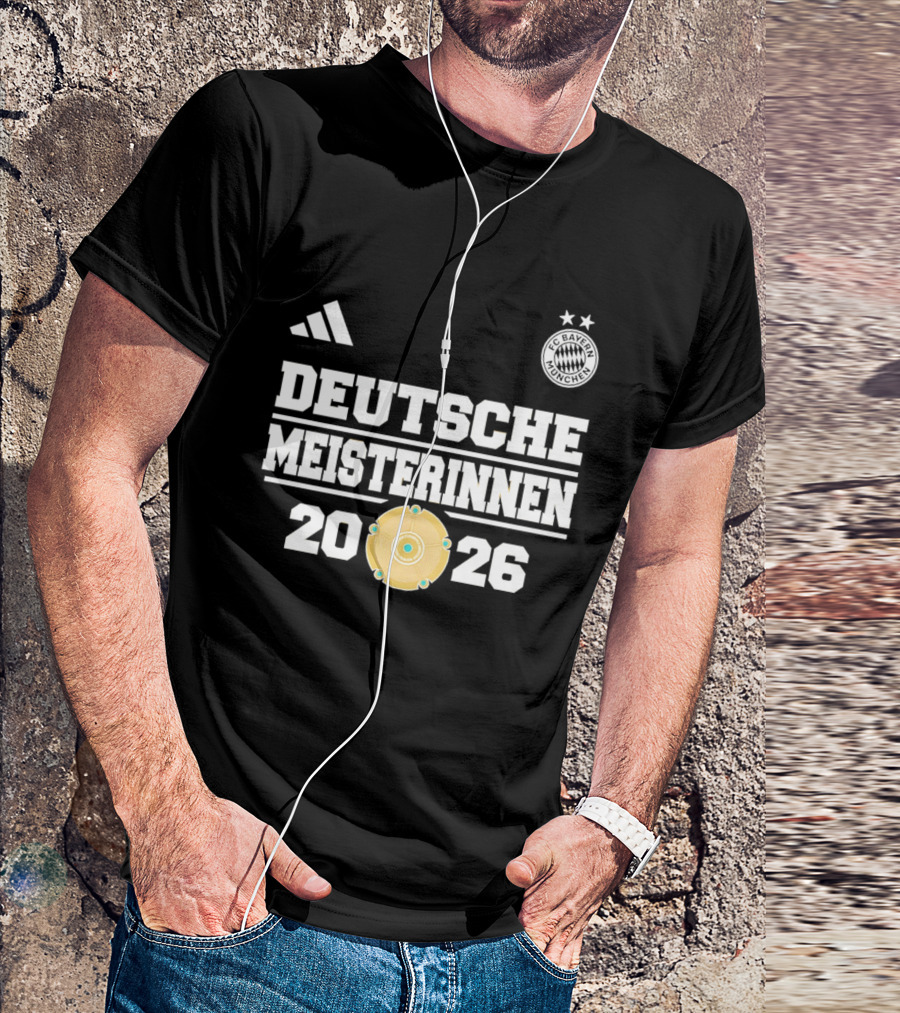 FC Bayern Munich Deutsche Meisterinnen 2026 T-Shirt
