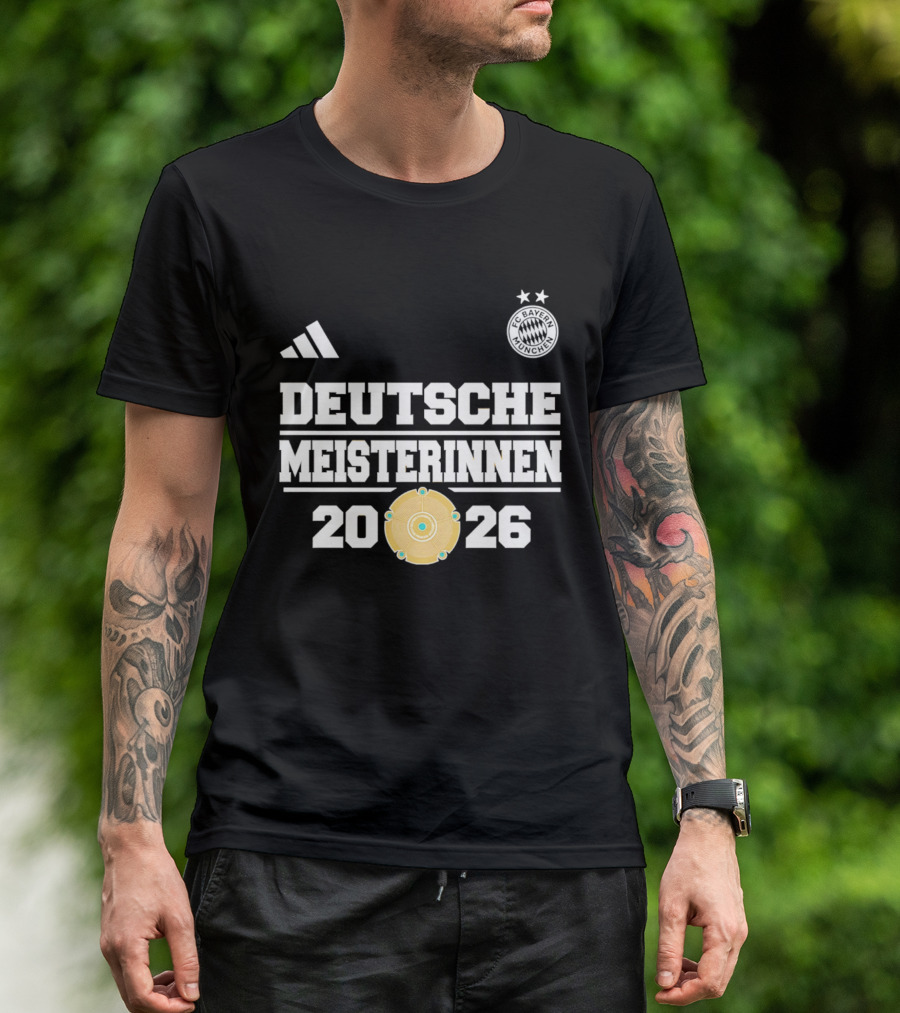 FC Bayern Munich Deutsche Meisterinnen 2026 T-Shirt