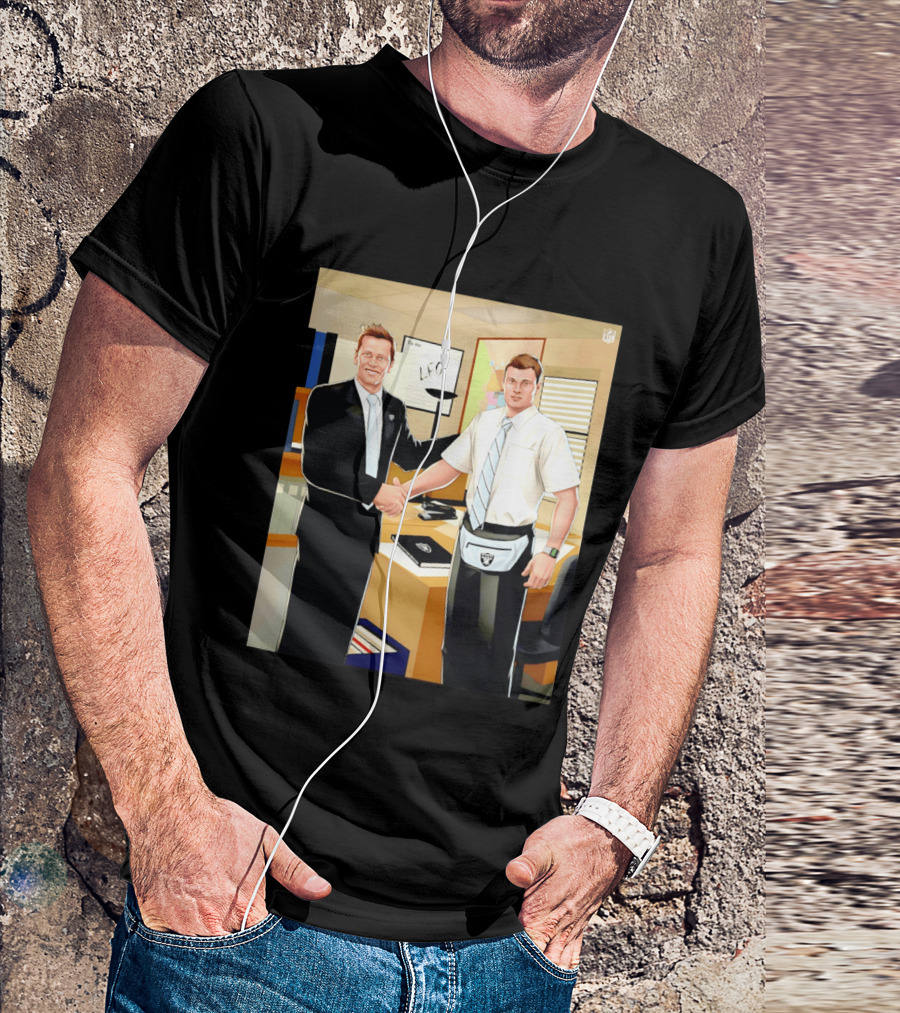 Fernando Mendoza Tom Brady Handshake NFL LFG Las Vegas Raiders T-Shirt