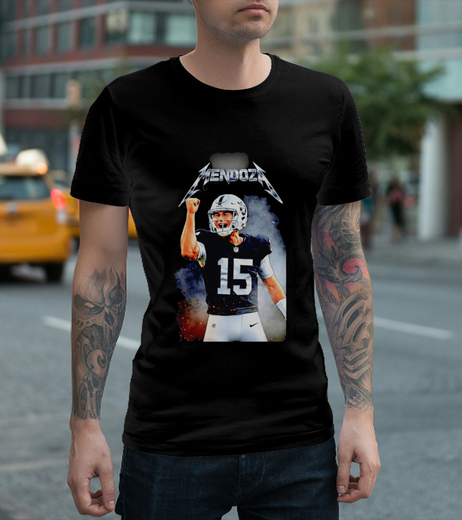 Mendoza Las Vegas Raiders 2026 Draft Fan Gear T-Shirt