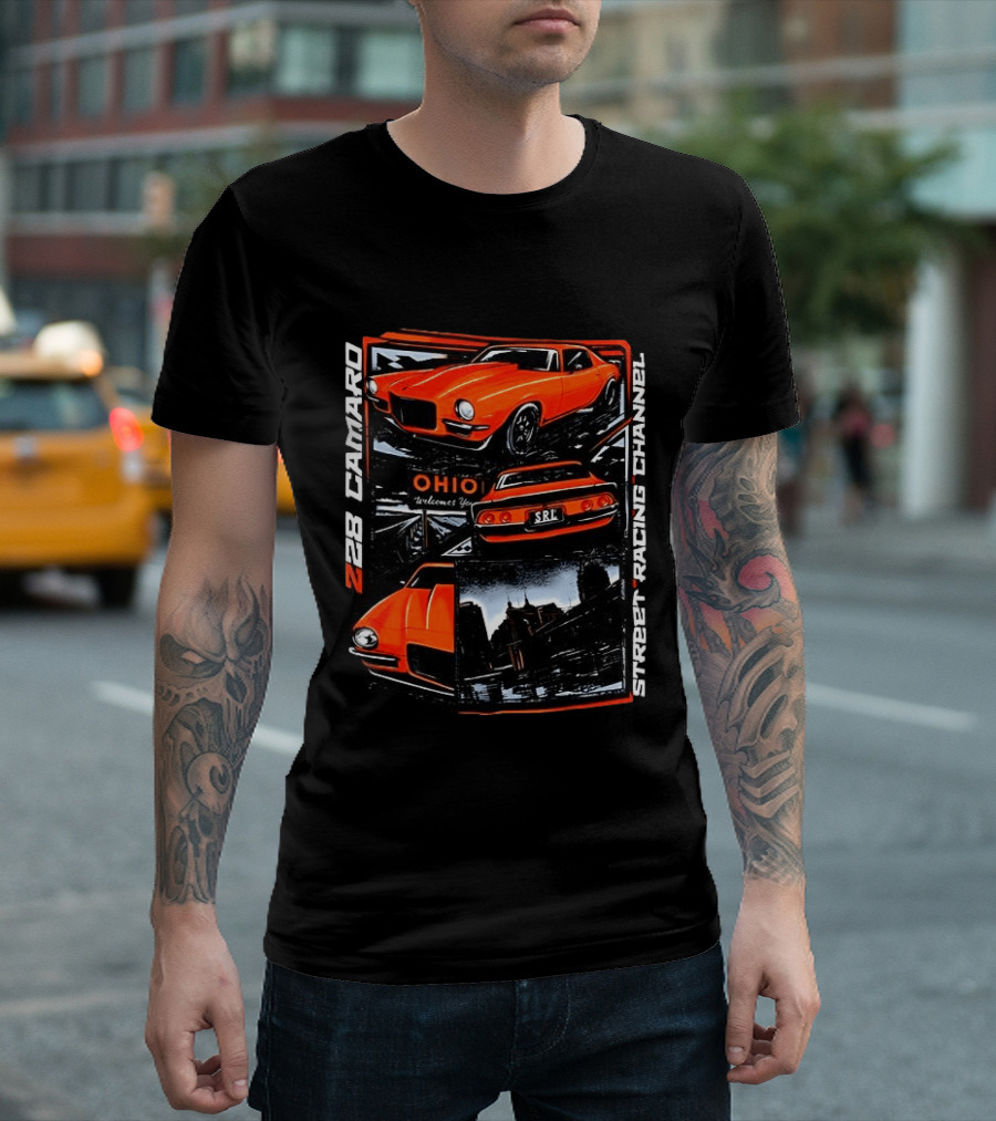 Ohio Welcome Z28 Camaro Street Racing Channel SRL T-Shirt