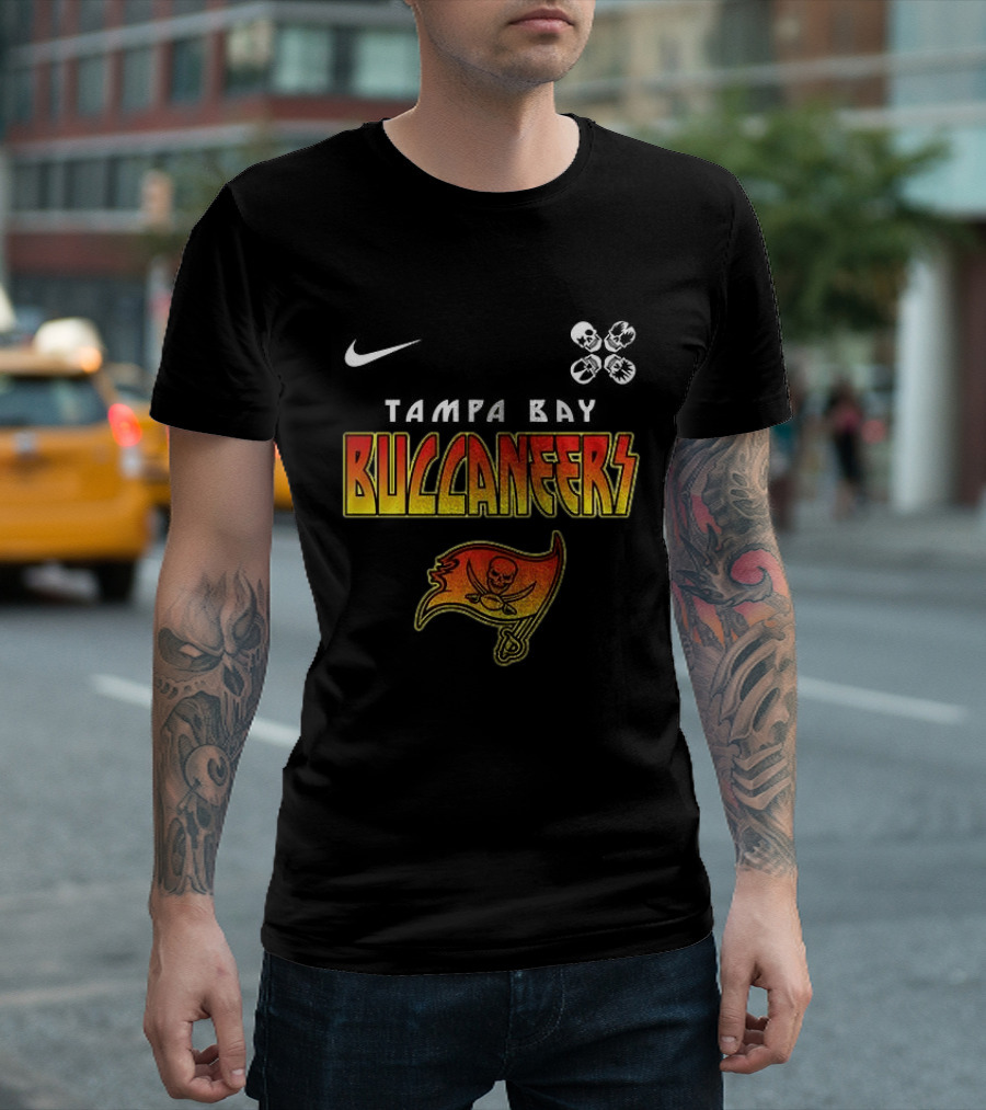 Tampa Bay Buccaneers Rock And Roll All Nite Abbey Road T-Shirt
