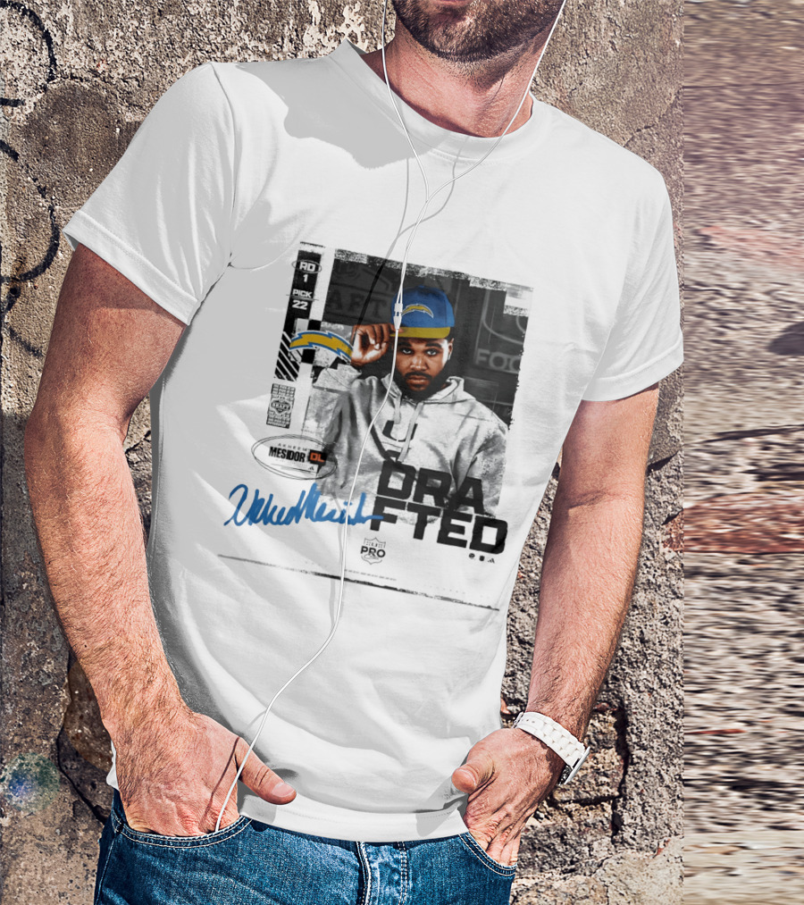 RD 1 Pick 22 Akheem Mesidor Los Angeles Chargers Draft 2026 T-Shirt
