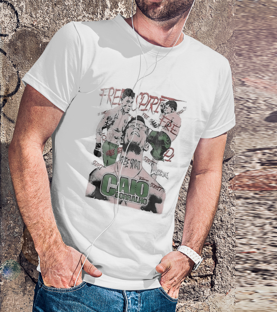 Caio Borralho Free Spirit MMA Fighter Full Violence T-Shirt