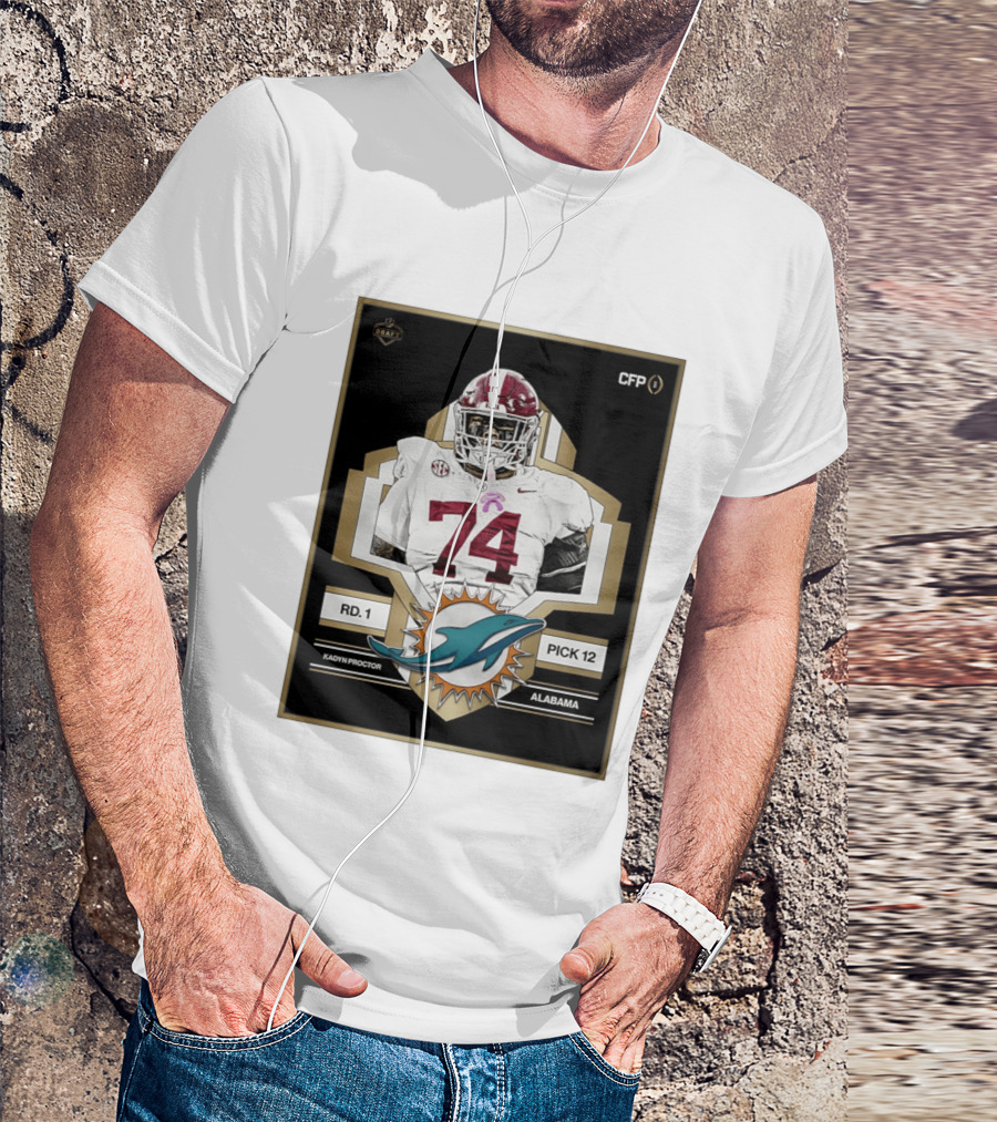Kadyn Proctor Alabama Crimson Tide Pick 12 Draft 2026 T-Shirt