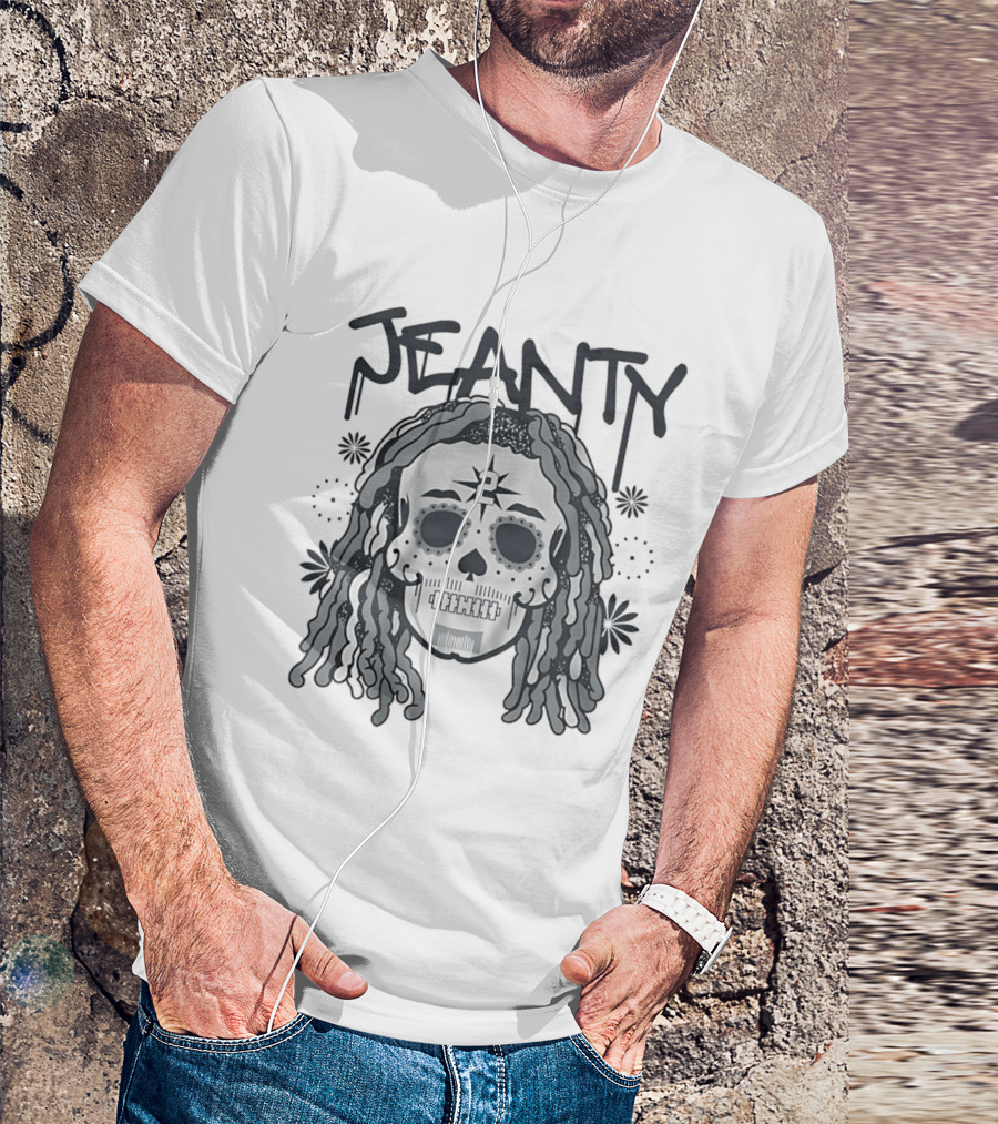 Las Vegas Jeanty Number 2 Sugar Skull Remix T-Shirt