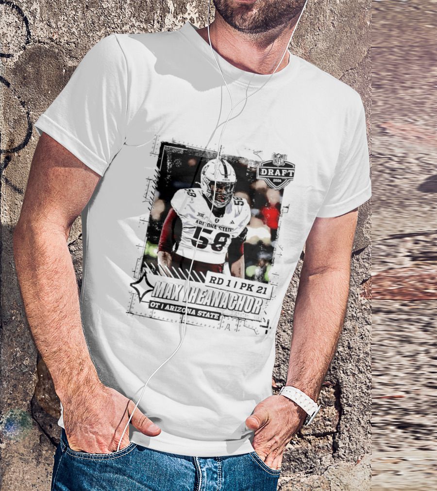 Max Iheanachor RD 11 PK 21 Arizona State Draft 2026 T-Shirt