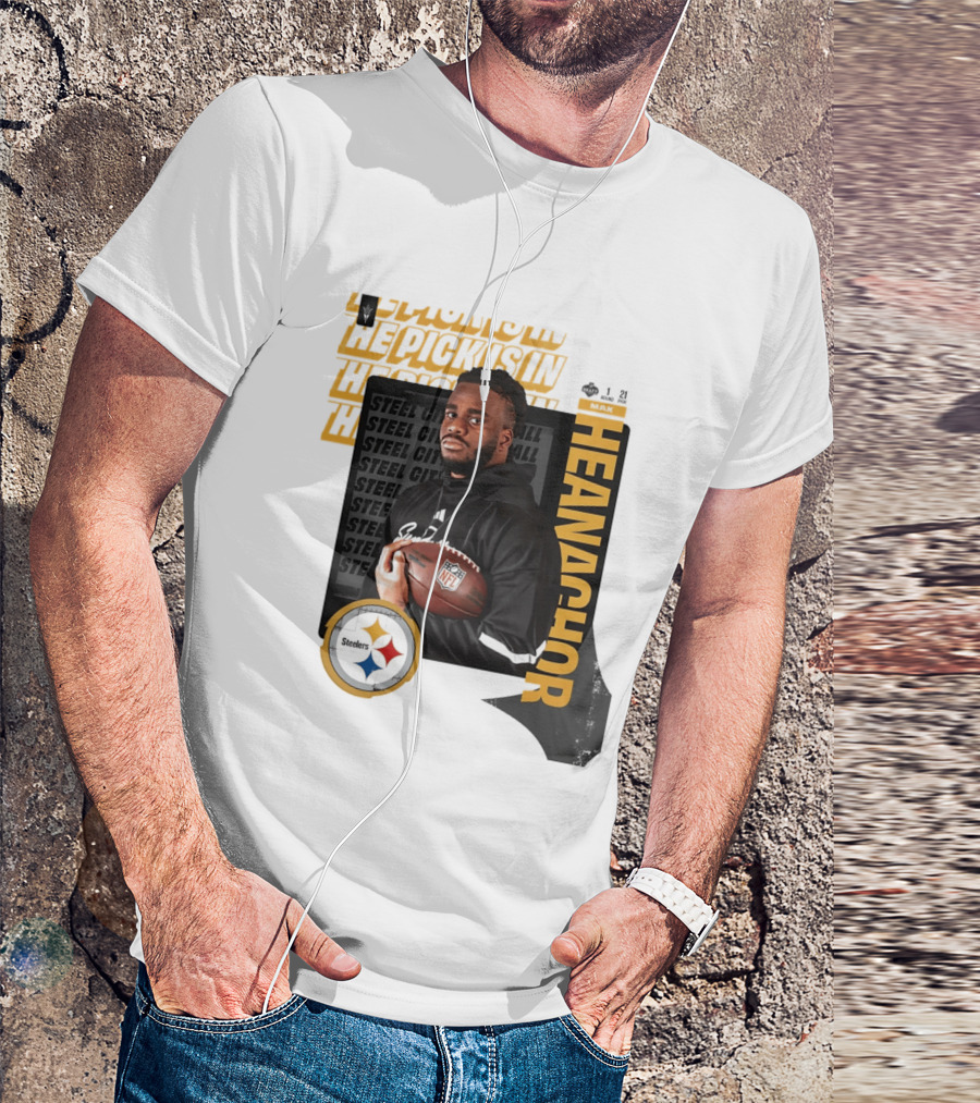 Max Iheanachor Steelers NFL Draft Round 1 Pick 21 2026 T-Shirt