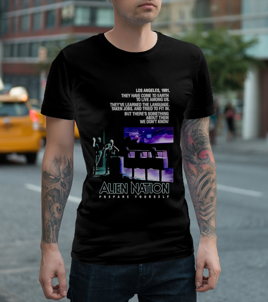 Alien Nation Prepare Yourself Sci Fi Movie Los Angeles 1991 T-Shirt