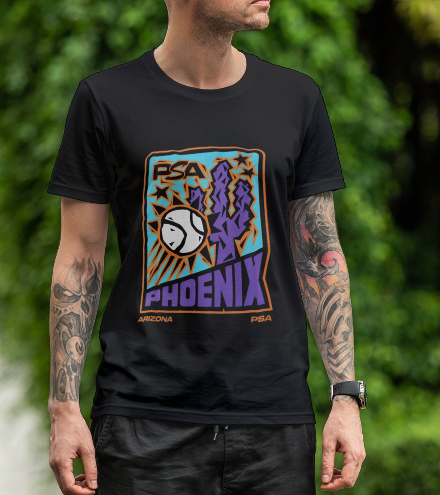 Phoenix Suns PSA Cactus Basketball Stars Arizona T-Shirt