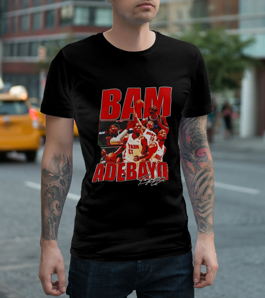 Bam Adebayo Heat Basketball Highlights And Scoring Feat T-Shirt