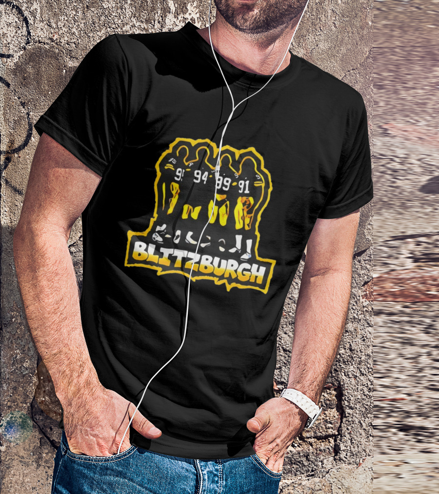 Pittsburgh Steelers Blitzburgh 95 94 99 91 T-Shirt