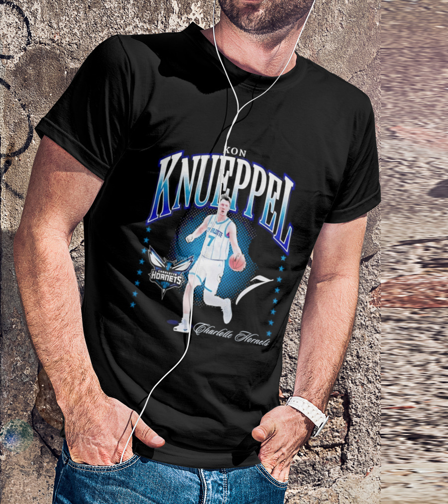 Kon Knueppel Charlotte Hornets 7 Basketball Player T-Shirt