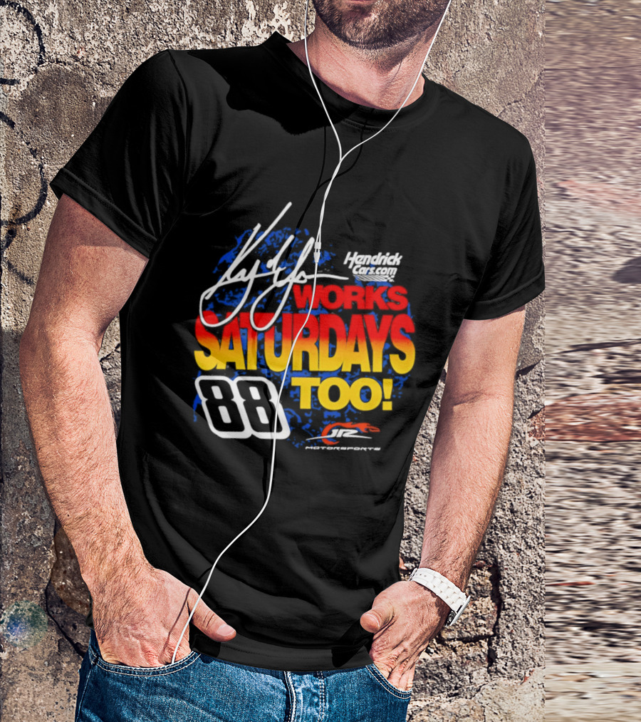 Kyle Larson JR Motorsports Saturdays Too No 88 Chevrolet Camaro SS T-Shirt
