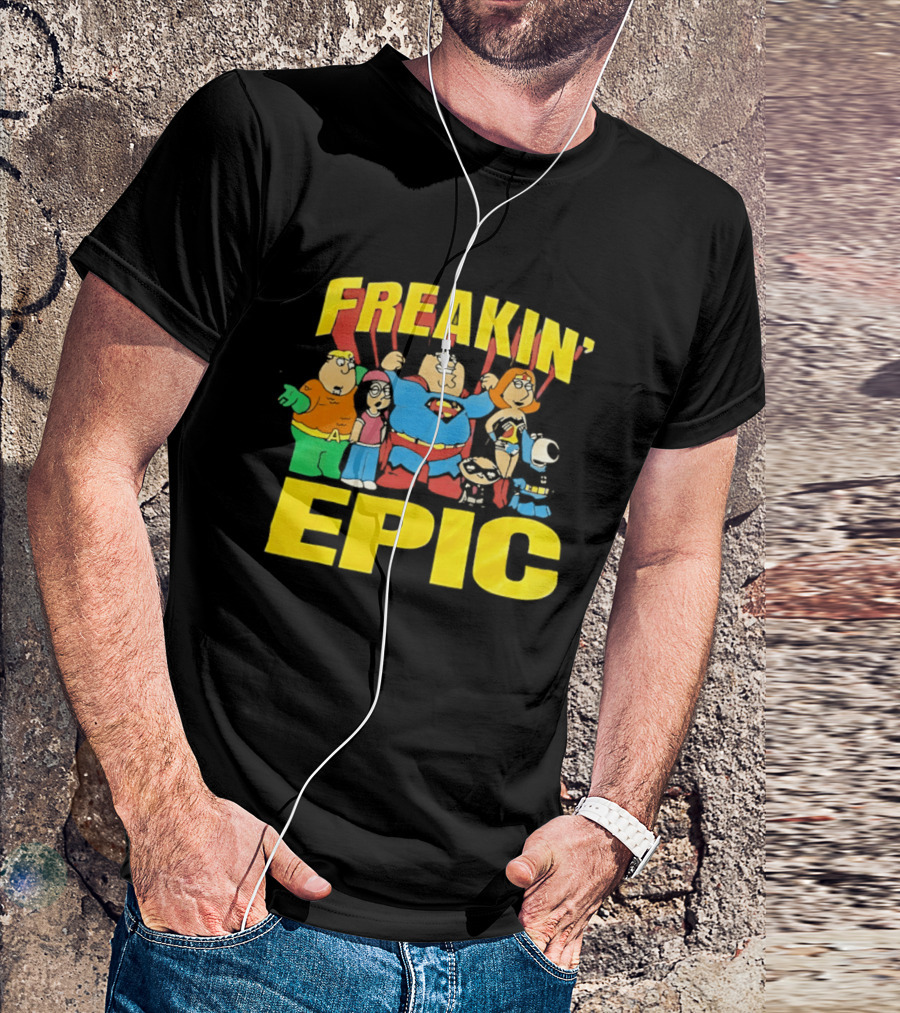 Family Guy Super Friends Freakin' Epic DC Comics Spoof T-Shirt