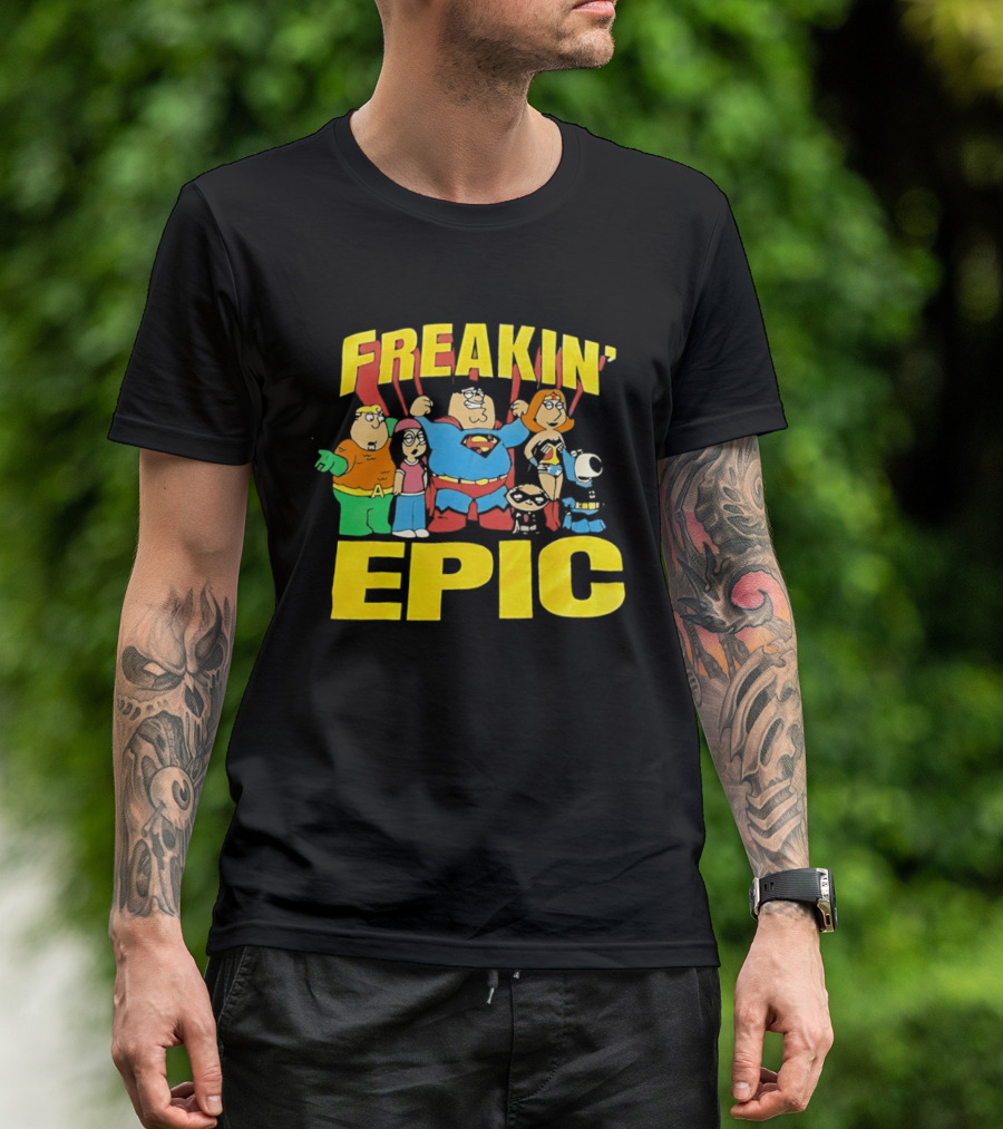 Family Guy Super Friends Freakin' Epic DC Comics Spoof T-Shirt