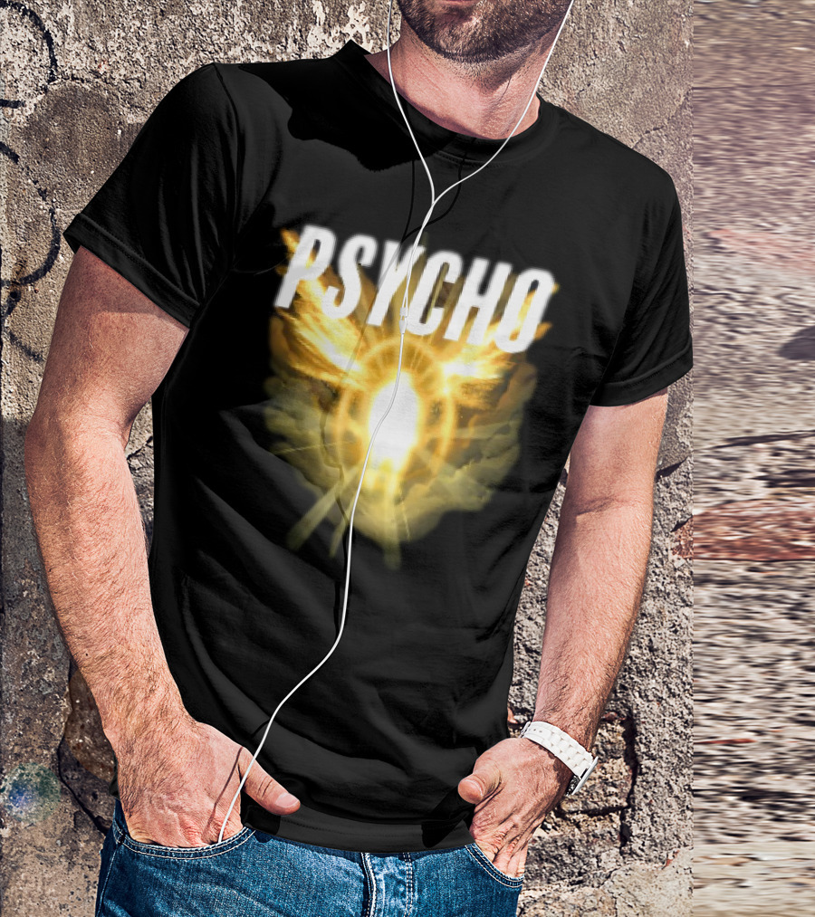 Psycho Sacred Light Angel Aesthetic T-Shirt