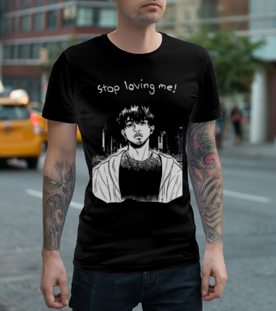 Stop Loving Me Manga Character Urban Scene T-Shirt