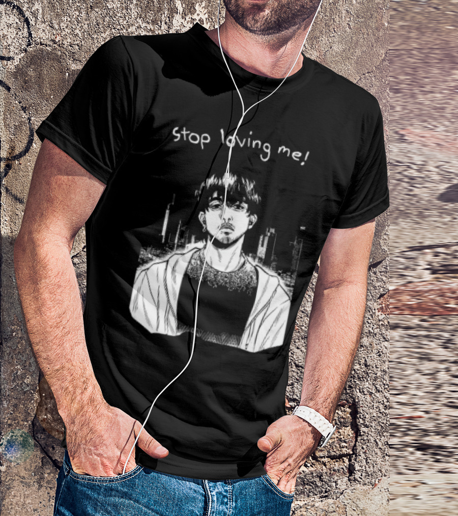 Stop Loving Me Manga Character Urban Scene T-Shirt