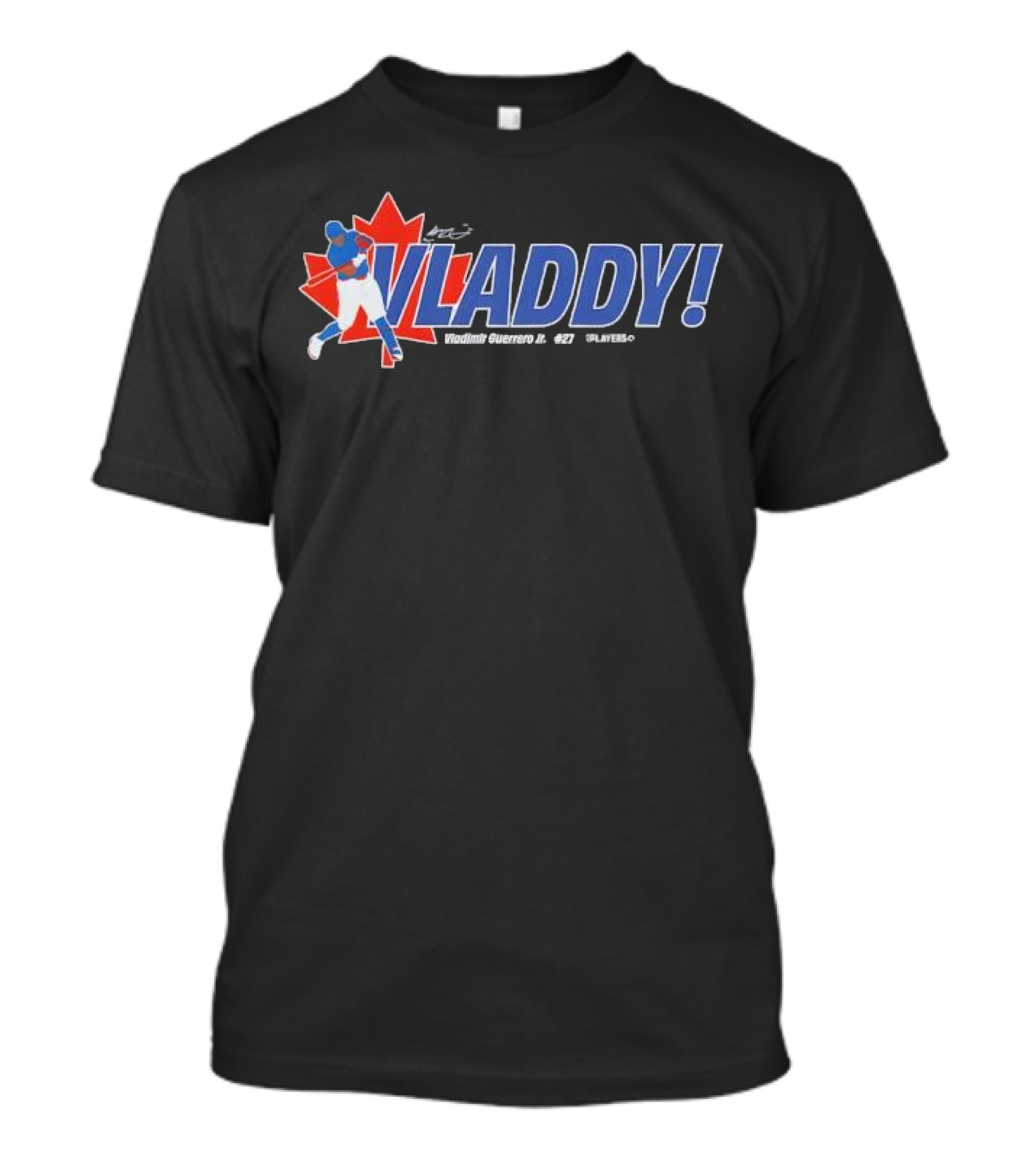 Vladdy Vladimir Guerrero Jr Toronto Blue Jays 27 Canada Maple Leaf Baseball T-Shirt