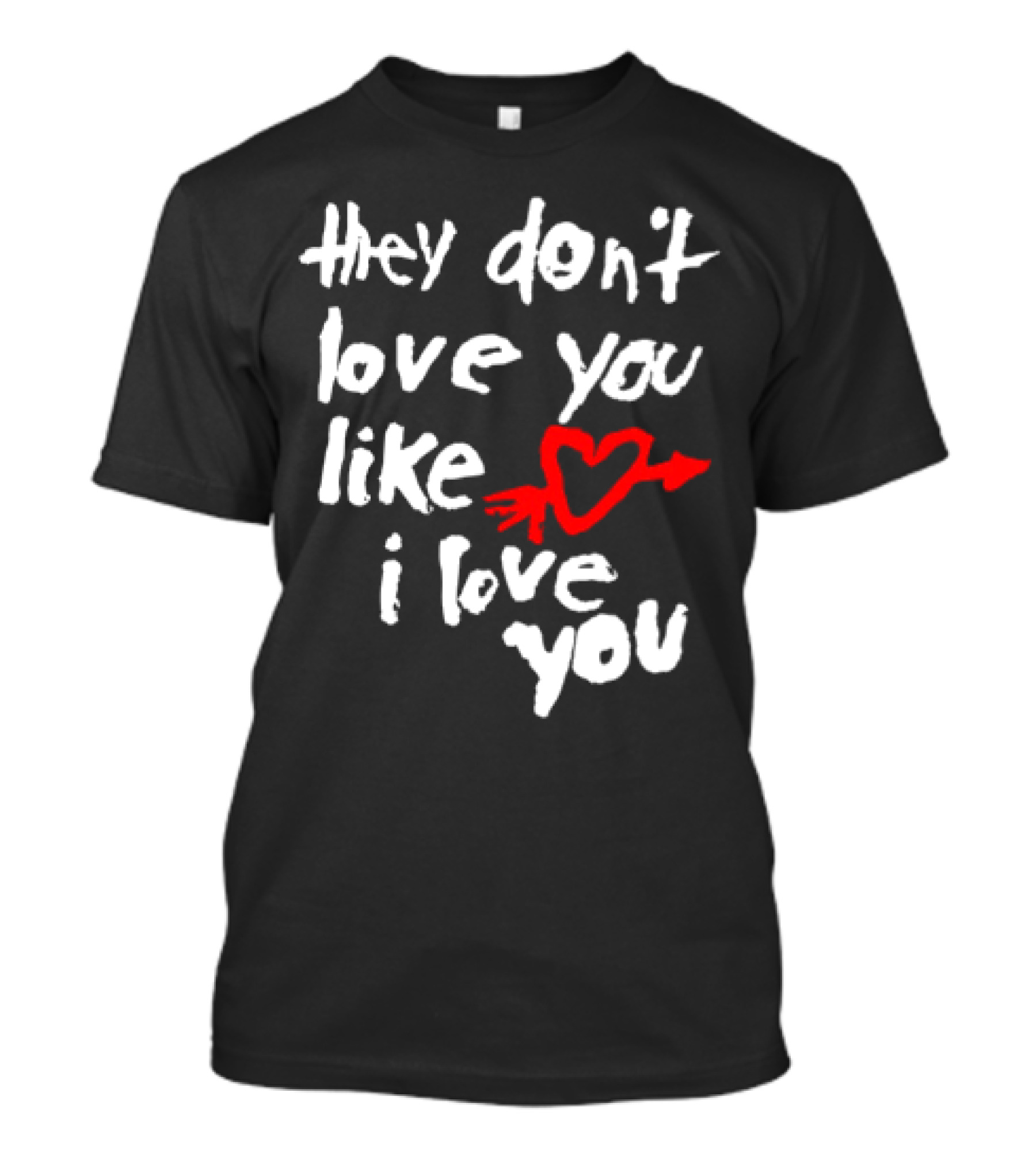 Yeah Yeah Yeahs They Don't Love You Like I Love You Red Heart Arrow T-Shirt
