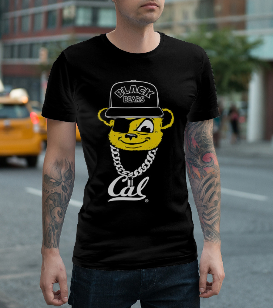 Black Bear Berkeley Cal Baseball T-Shirt