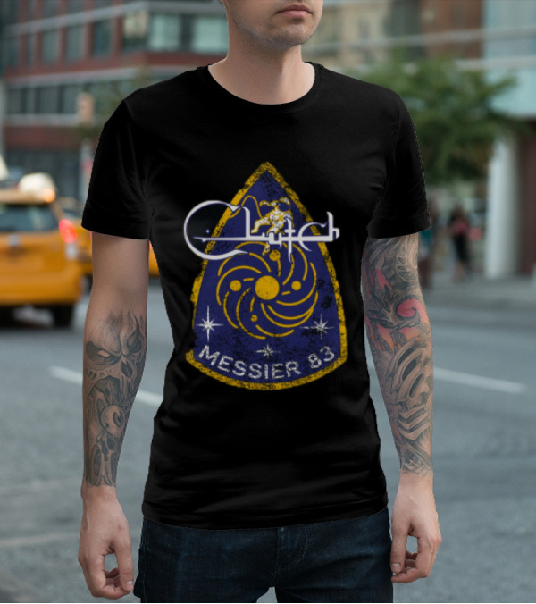 Clutch Messier 83 Cosmic Galaxy Patch Vintage Retro Badge T-Shirt