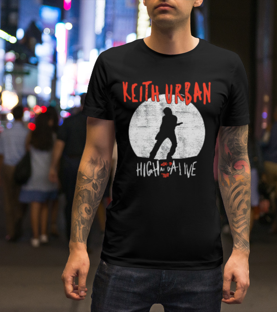 Keith Urban High And Alive World Tour 2023 T-Shirt