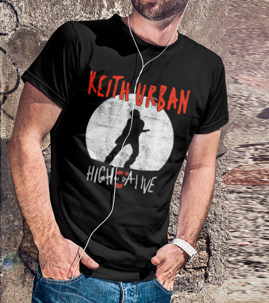 Keith Urban High And Alive World Tour 2023 T-Shirt