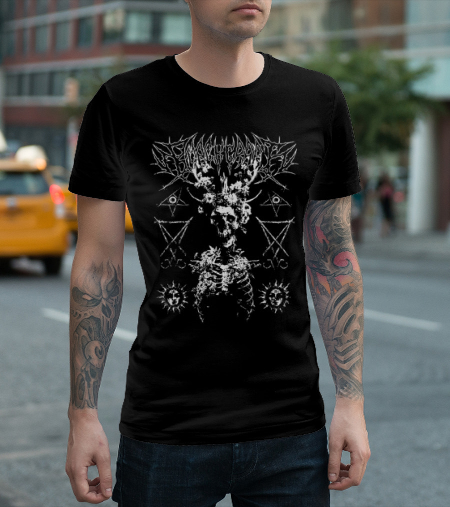 Midsommar Blasphemy Pagan Symbols Floral Ritual Nordic Patterns T-Shirt
