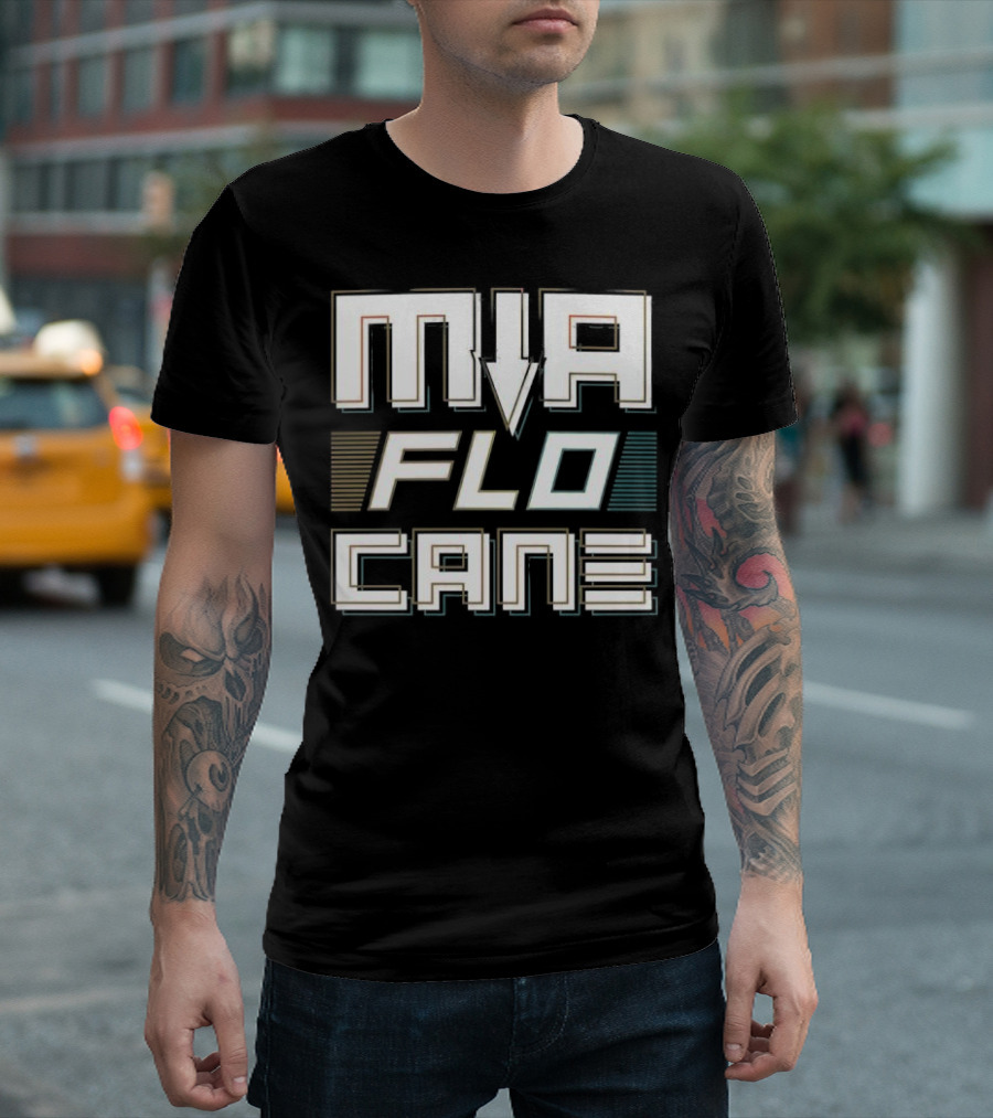 Miami Flo Cane Retro Neon Vibes T-Shirt