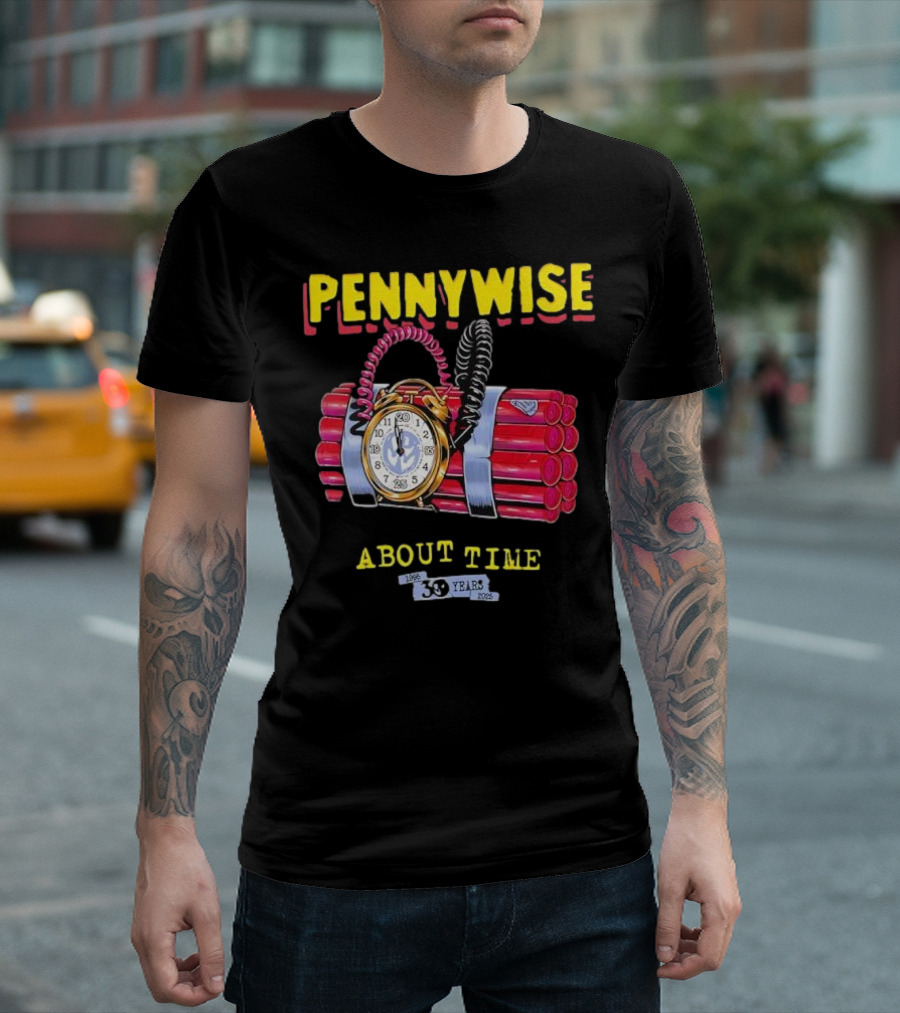 Pennywise About Time 30 Years 1996-2026 Anniversary Halloween T-Shirt