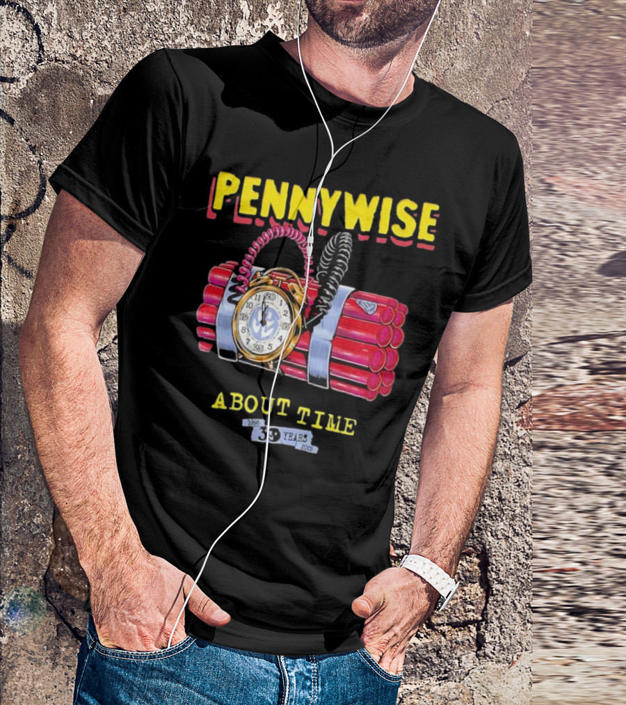 Pennywise About Time 30 Years 1996-2026 Anniversary Halloween T-Shirt