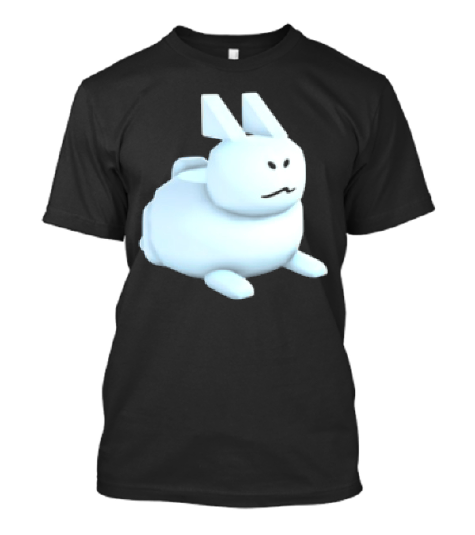 Reel Rebels Gubby Roblox Cute White Rabbit T-Shirt