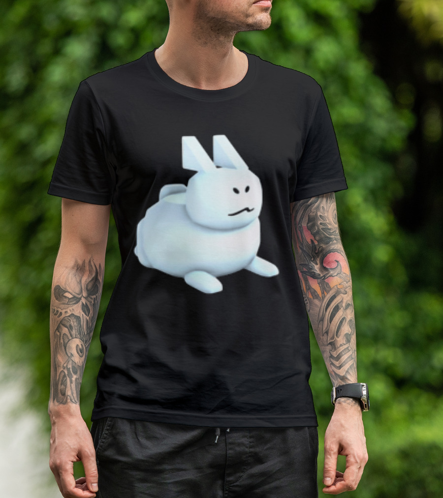 Reel Rebels Gubby Roblox Cute White Rabbit T-Shirt