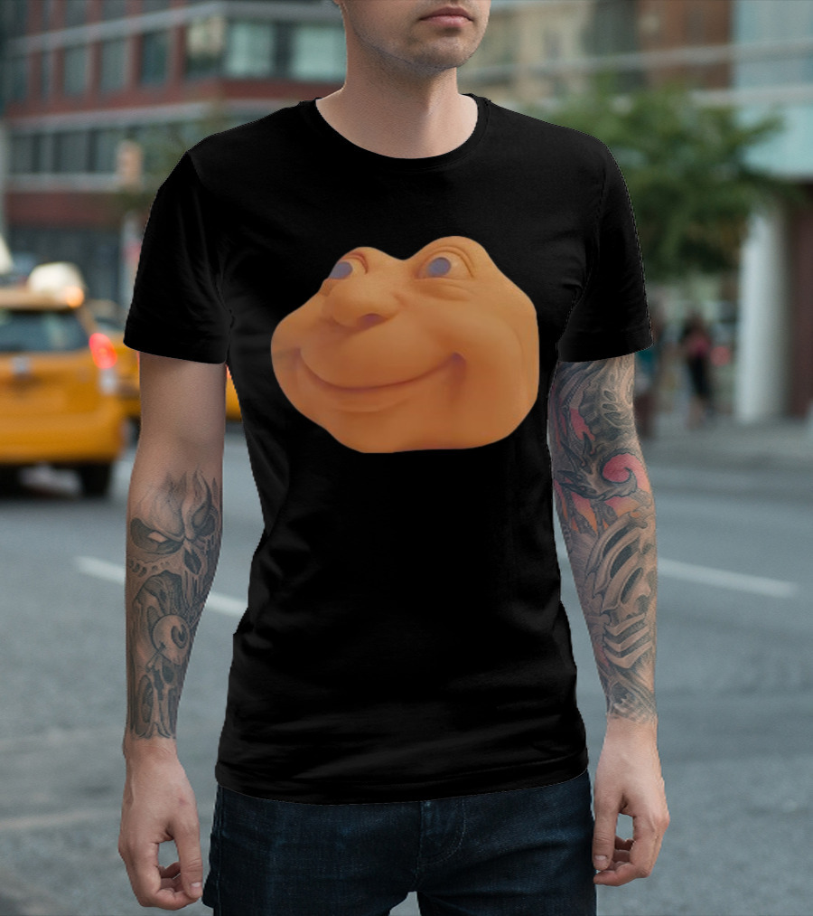 Halloween Costume Funny Expression Meme Face Pumpkin Head T-Shirt