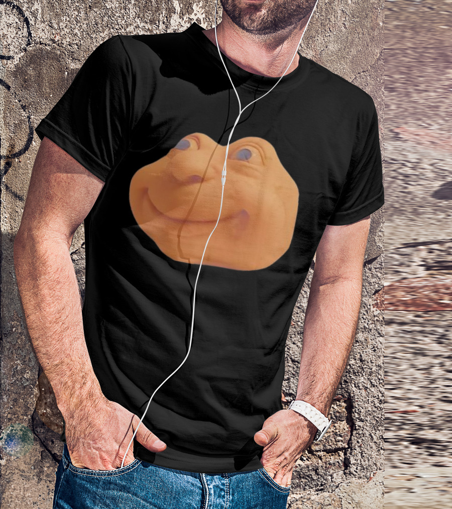 Halloween Costume Funny Expression Meme Face Pumpkin Head T-Shirt