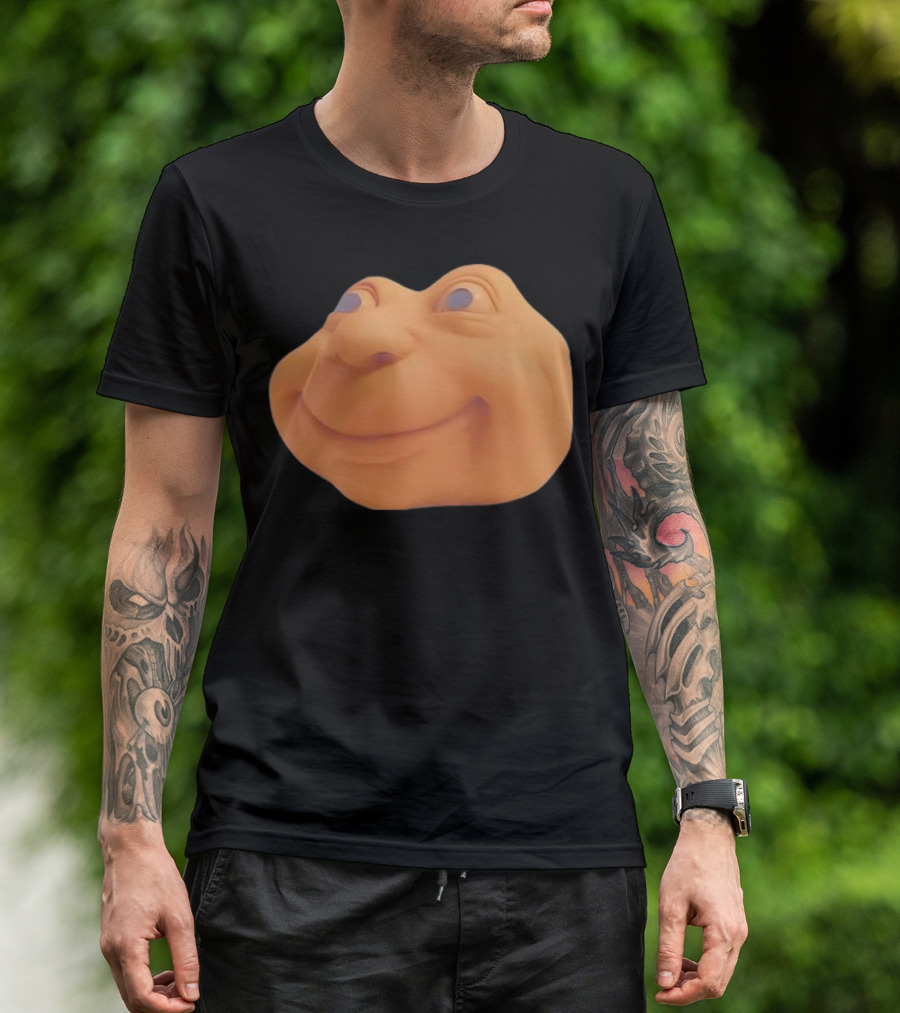 Halloween Costume Funny Expression Meme Face Pumpkin Head T-Shirt