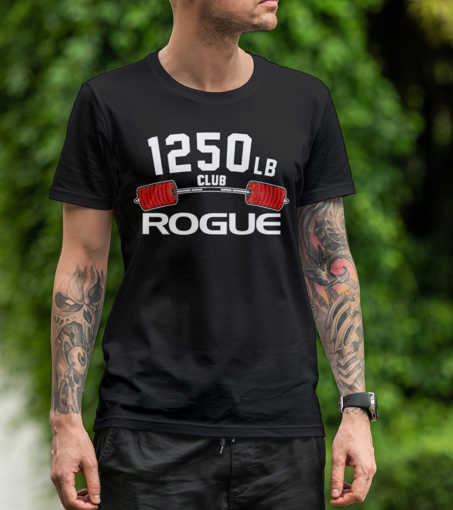 1250 LB Club Rogue Barbell T-Shirt